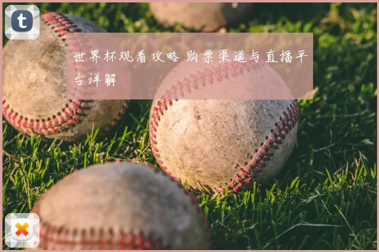 世界杯观看攻略 购票渠道与直播平台详解