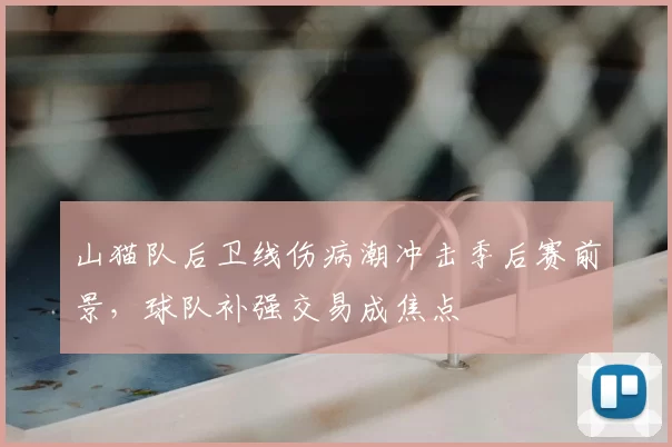 山猫队后卫线伤病潮冲击季后赛前景,球队补强交易成焦点