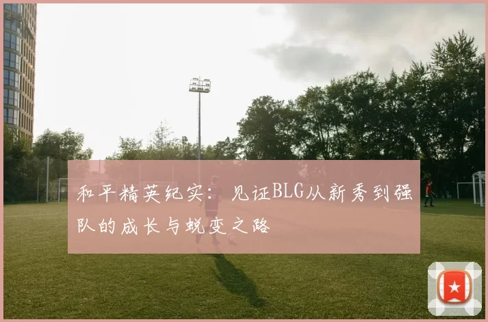 和平精英纪实:见证BLG从新秀到强队的成长与蜕变之路