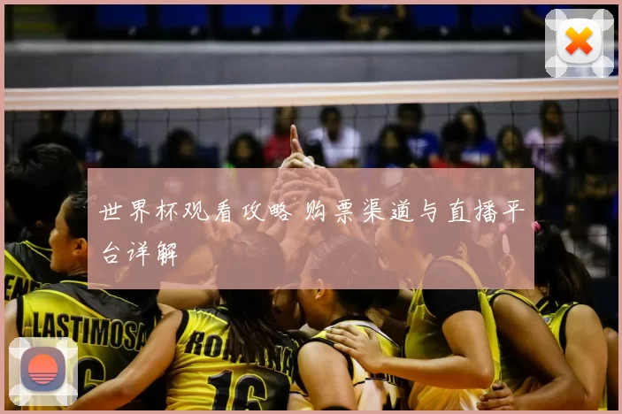 世界杯观看攻略 购票渠道与直播平台详解